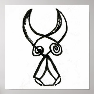 Poster Taureau cubain