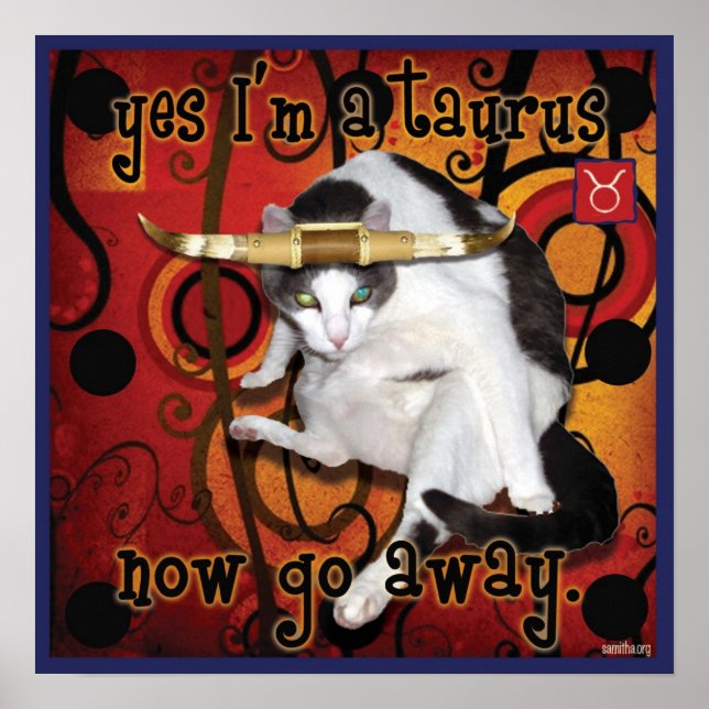 Poster taurus (Devant)