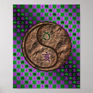 Poster Taurus & Earth Boar