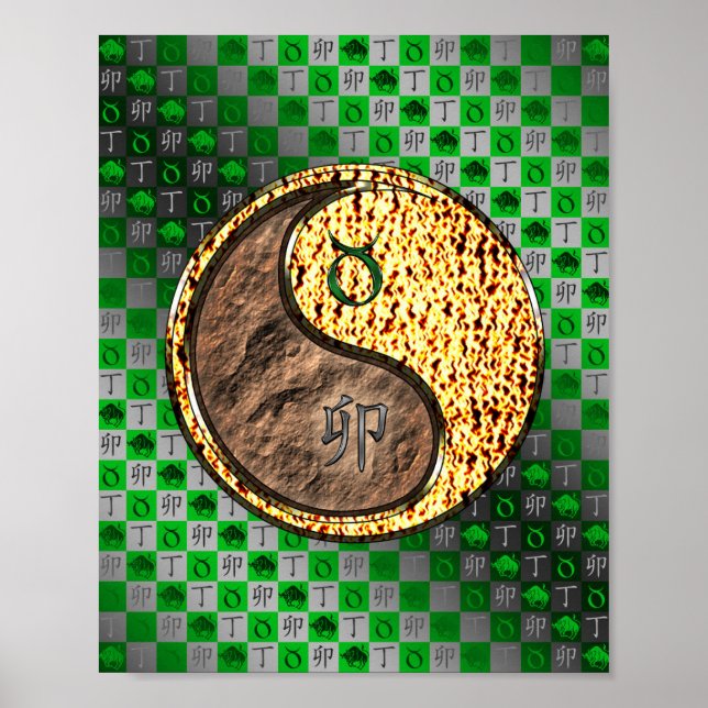 Poster Taurus et Rabbit de feu (Devant)