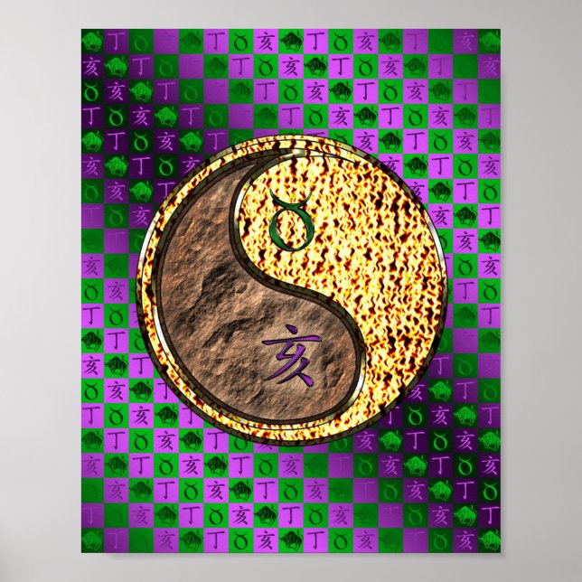 Poster Taurus & Fire Boar (Devant)