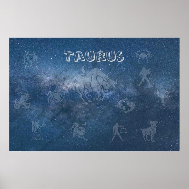 Poster Taurus transparent (Devant)