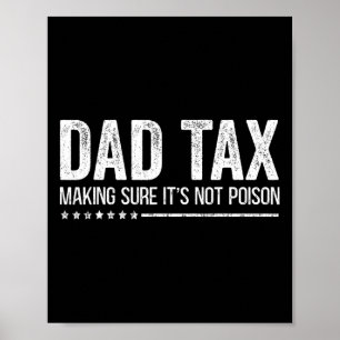 Poster Taxer s'assurer que ce n'est pas du poison Fête de