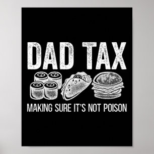 Poster Taxer s'assurer que ce n'est pas du poison Fête de