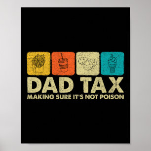 Poster Taxes s'assurer que ce n'est pas du poison Drôle p