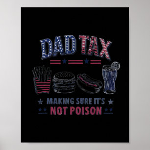 Poster Taxes s'assurer que ce n'est pas du poison Fête de