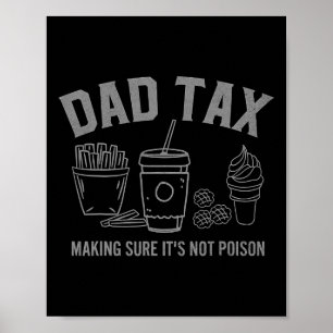 Poster Taxes s'assurer que ce n'est pas du poison Fête de