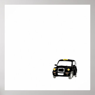 Poster Taxi de Londres