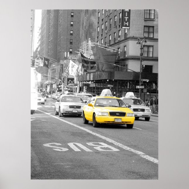 Poster Taxi de New York (Devant)