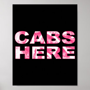 Poster Taxis ici Gym Bronzage Blanchisserie New Jersey Gt
