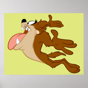 Poster TAZ™ volant à travers l'air