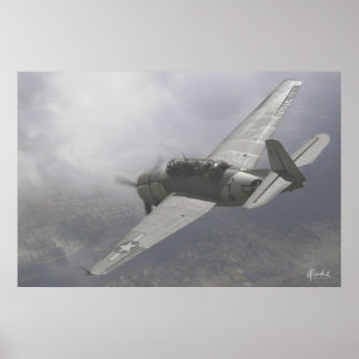 Poster TBM-3E Avenger