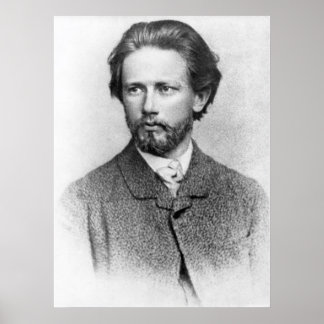 Poster Tchaikovski Portrait