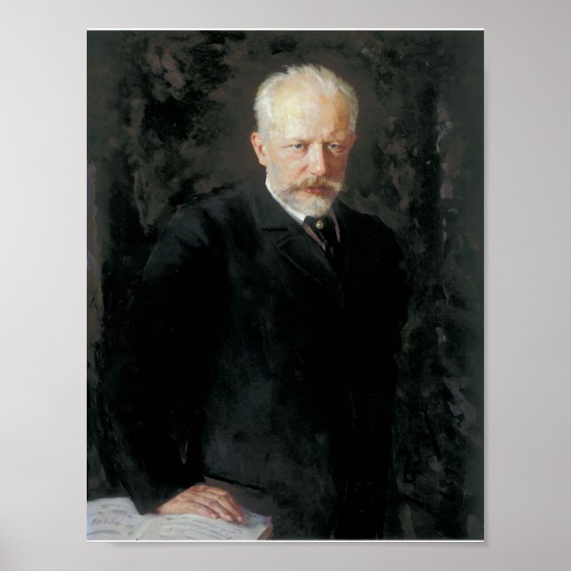 Poster Tchaikovski Portrait (Devant)