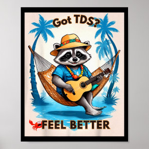 Poster Tds Syndrome de dérangement de Trump Drôle de sout