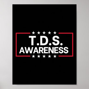 Poster Tds Syndrome de dérangement de Trump Drôle de sout