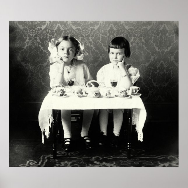 Poster Tea Party 1900 (Devant)