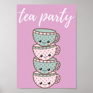 Poster Tea Party rose