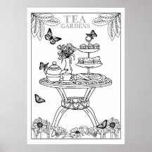 Tea Party Teatime anglais Jardin do-it-yourself Co
