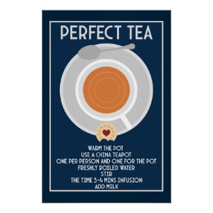 Poster Tea Wall Art