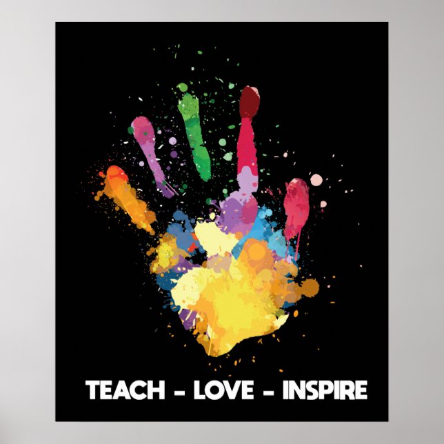 Poster Teach Love Inspire (Devant)