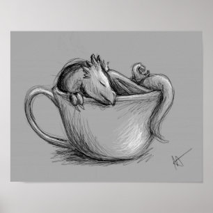 Poster Teacup Dragon