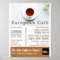 Teacup & Saucer, Barista, Café, Café Advert Café