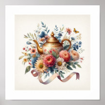 Teapot floral 6