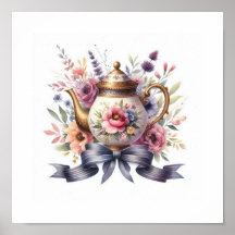 Teapot floral 8