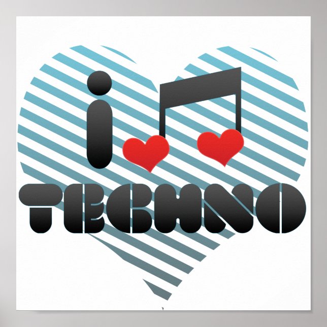 Poster Techno (Devant)