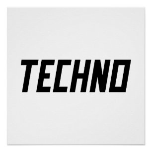 Poster TECHNO Music