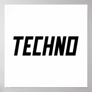 Poster TECHNO Music
