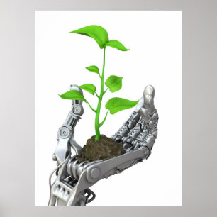 Poster Technologie de pointe et écologie