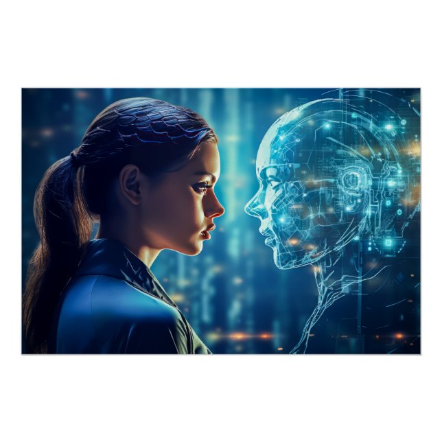 Poster Technologie futuriste (Devant)