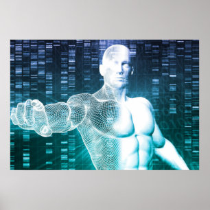 Poster Technologie Médicale avec l'ingénieur de