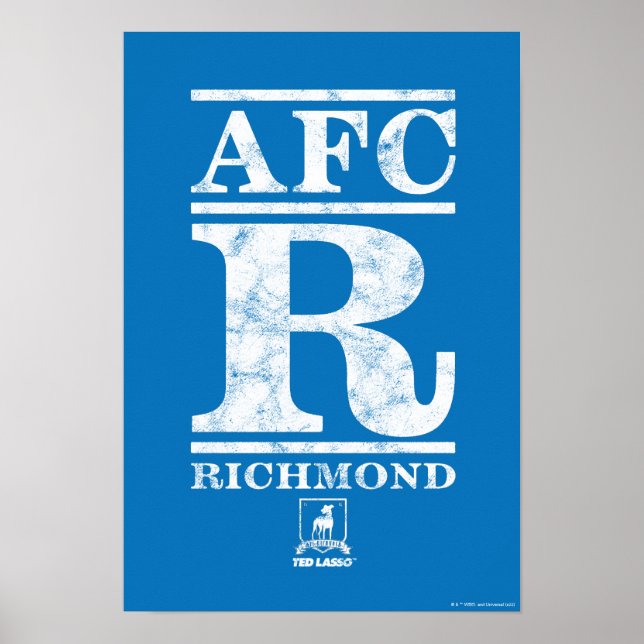 Poster Ted Lasso | AFC R Richmond Text Logo (Devant)