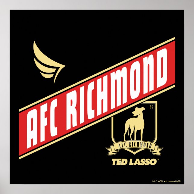 Poster Ted Lasso | AFC Richmond Athletic Banner (Devant)