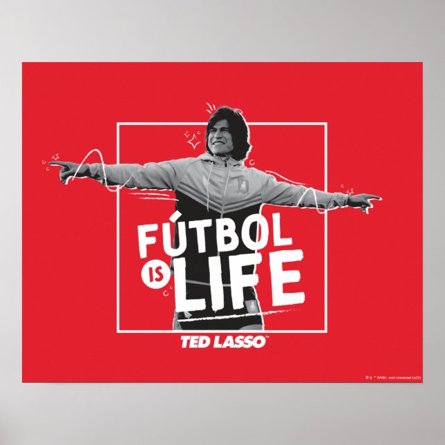 Poster Ted Lasso | Dani Rojas Fútbol is Life (Devant)