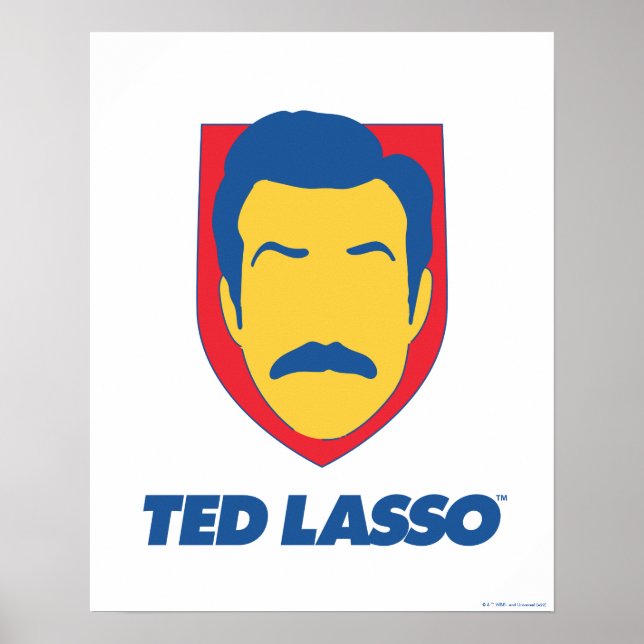 Poster Ted Lasso | Icône face (Devant)
