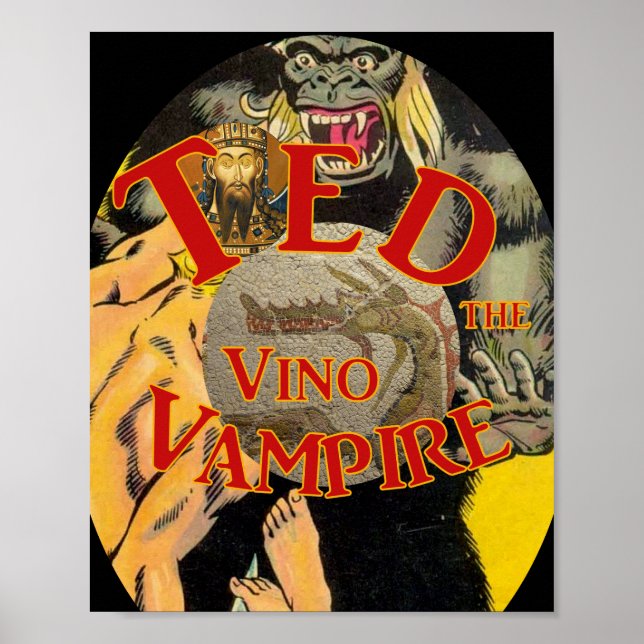 Poster Ted le vampire du vin (Devant)