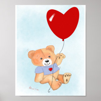 Poster Teddy Bear Wall Art