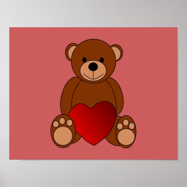 Poster Teddy Love (Devant)