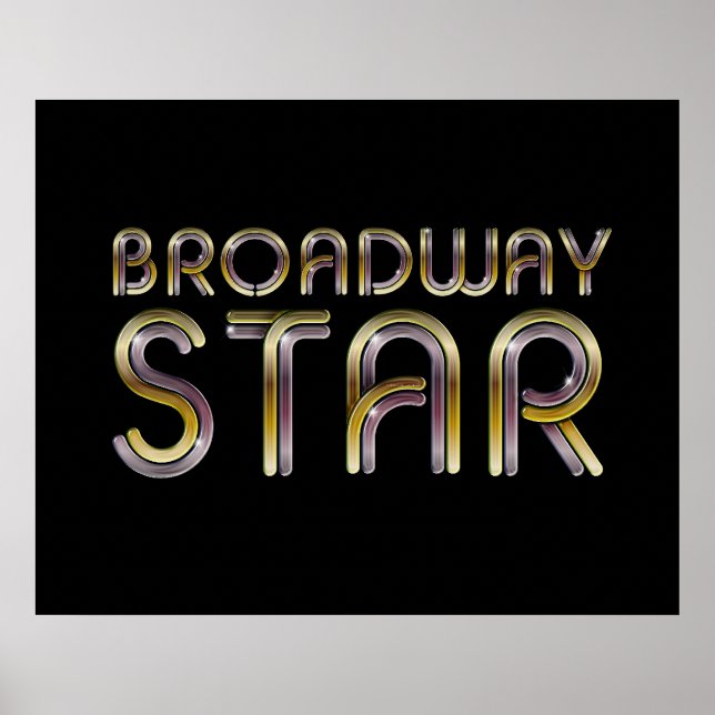 Poster TEE Broadway Star (Devant)