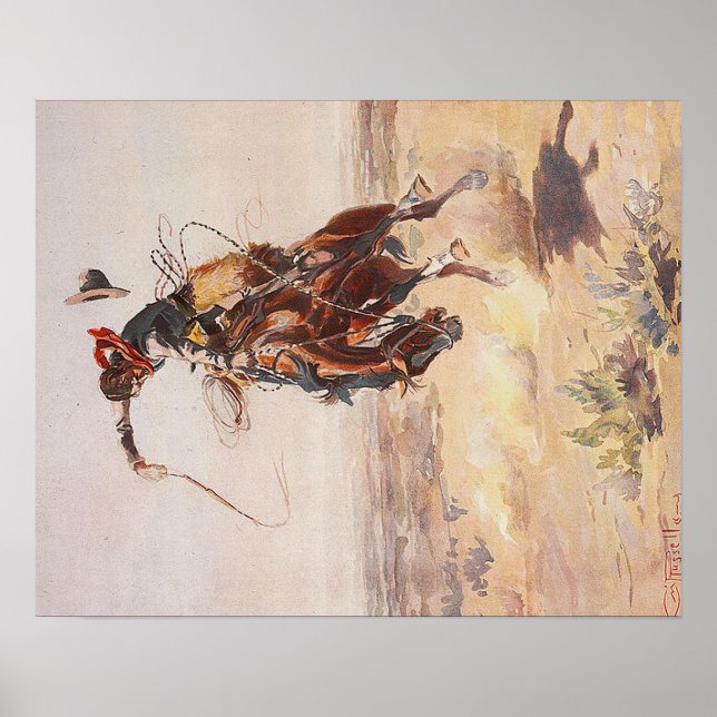 Poster TEE Cowboy Life (Devant)