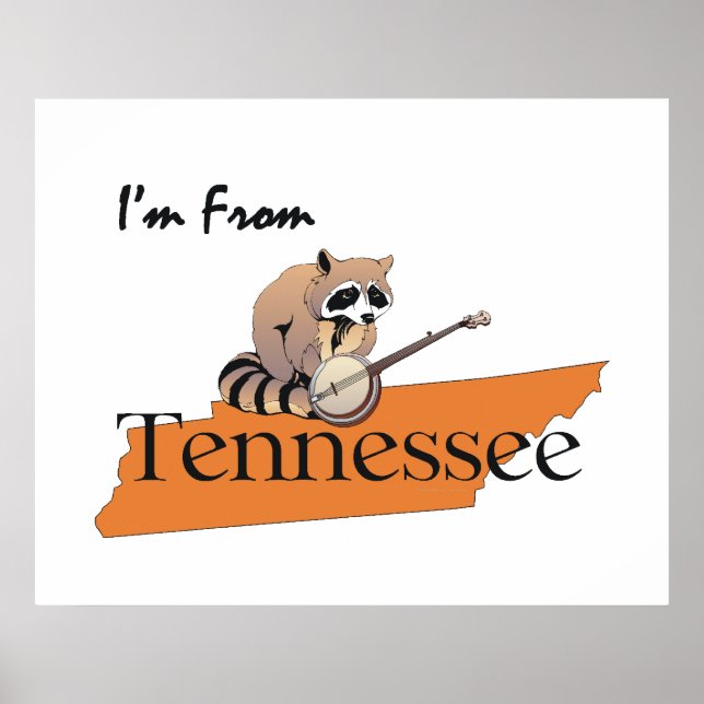 Poster TEE I'm From Tennessee (Devant)