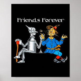 Poster Tee Shirt Amusant Amis Pour Toujours Magicien D'Oz