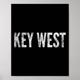 Poster Tee-shirt Key West Floride Keys Plage Coucher de s