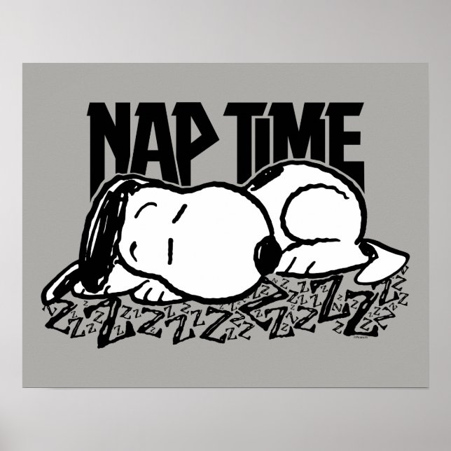 Poster Tee - shirt | Snoopy Nap Time (Devant)
