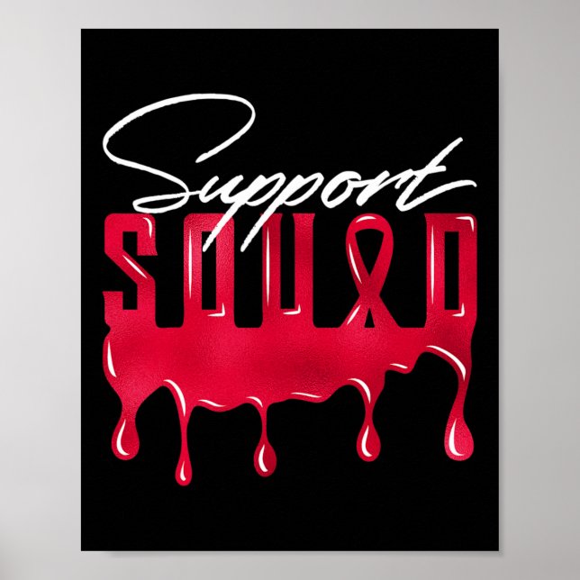 Poster Tee - shirts correspondants de l'équipe de soutien (Devant)