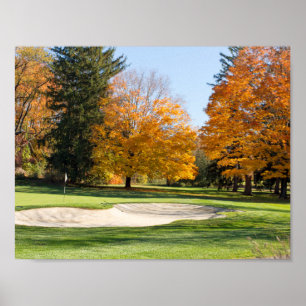 Poster Tee Time in Autumn